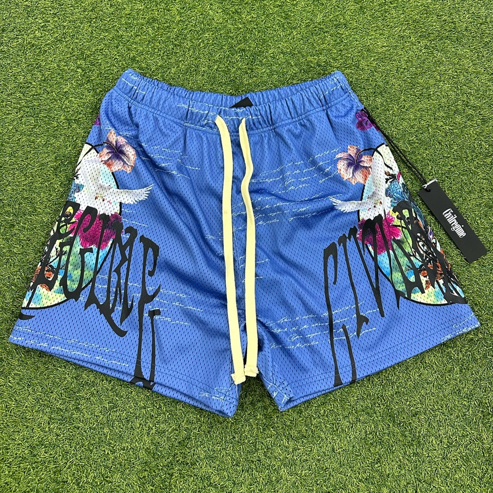Civil Regime (Above & Blooming) Mesh Shorts SIZE LARGE